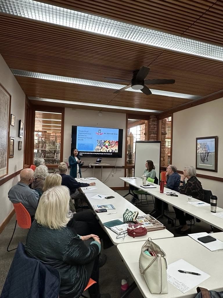 Geopolitical Aspects of Asia Related Myanmar Mental Health Talk at Bay Area Region