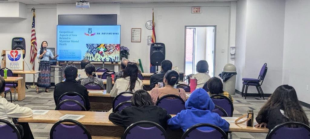 Geopolitical Aspects of Asia Related Myanmar Mental Health Talk at Phoenix, Arizona