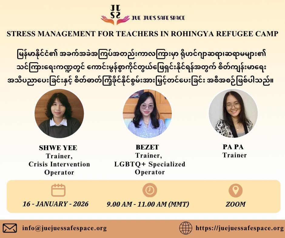Stress Management For Rohingya Community